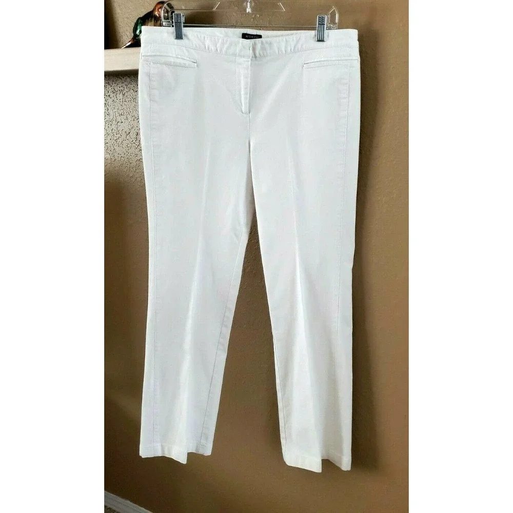 Worth New York Textured Cotton Casual Pants